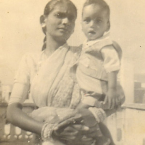 MY MOTHER WITH MY ELDEST BROTHER