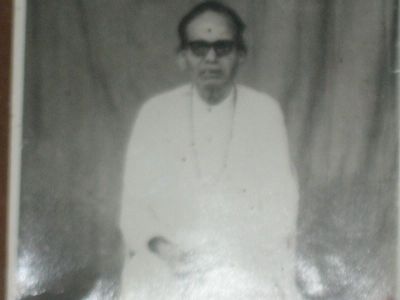 MY GRAND FATHER - ROOT OF PRESENT SARASWATHULA FAMILY